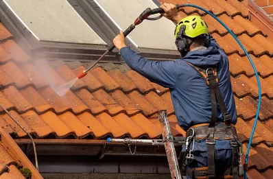 Démoussage et hydrofuge de toiture à Culoz-Béon